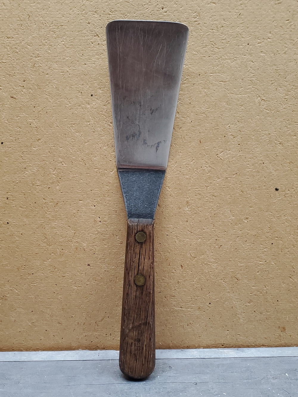 Wood Handle Metal Spatula